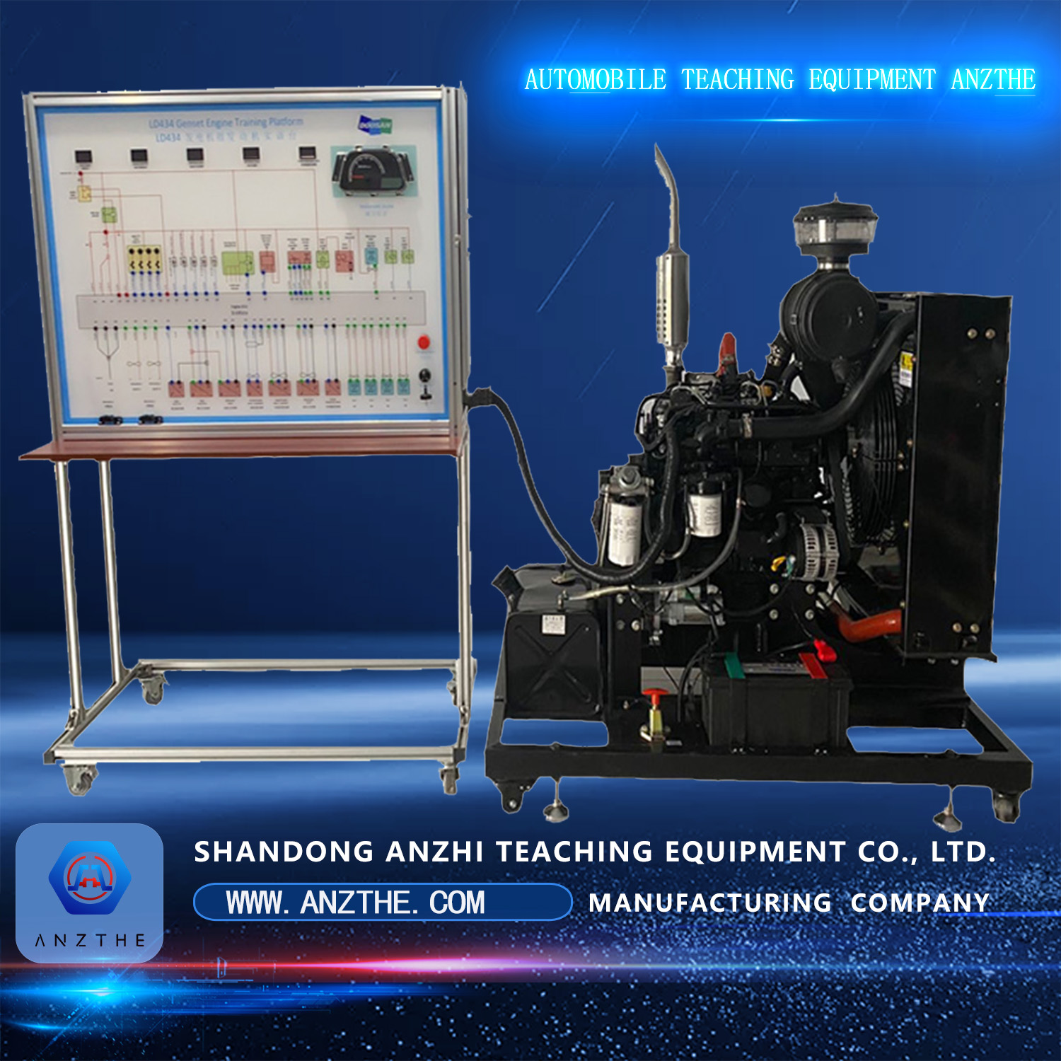 Automobile Lovol Doosan diesel electronic control engine teaching ...